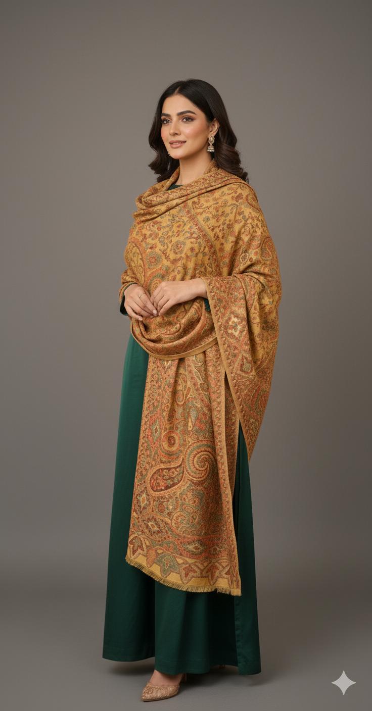 Premium Cashmere Shawl for Women – Soft, Warm & Elegant | Handmade Cashmere Wool - Chitral Wool