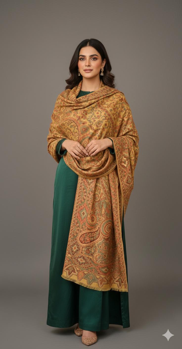 Premium Cashmere Shawl for Women – Soft, Warm & Elegant | Handmade Cashmere Wool - Chitral Wool