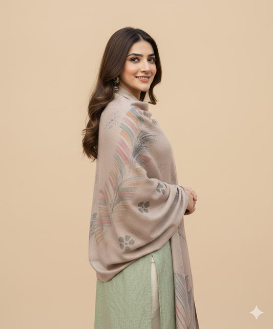 Handmade Chitrali Woolen Shawl for Women - Chitral Wool