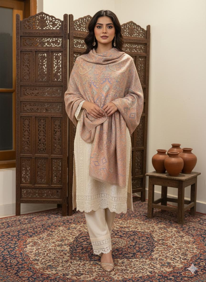 Cashmere Shawl for Women – Soft, Warm & Elegant | Handmade Cashmere Wool - Chitral Wool