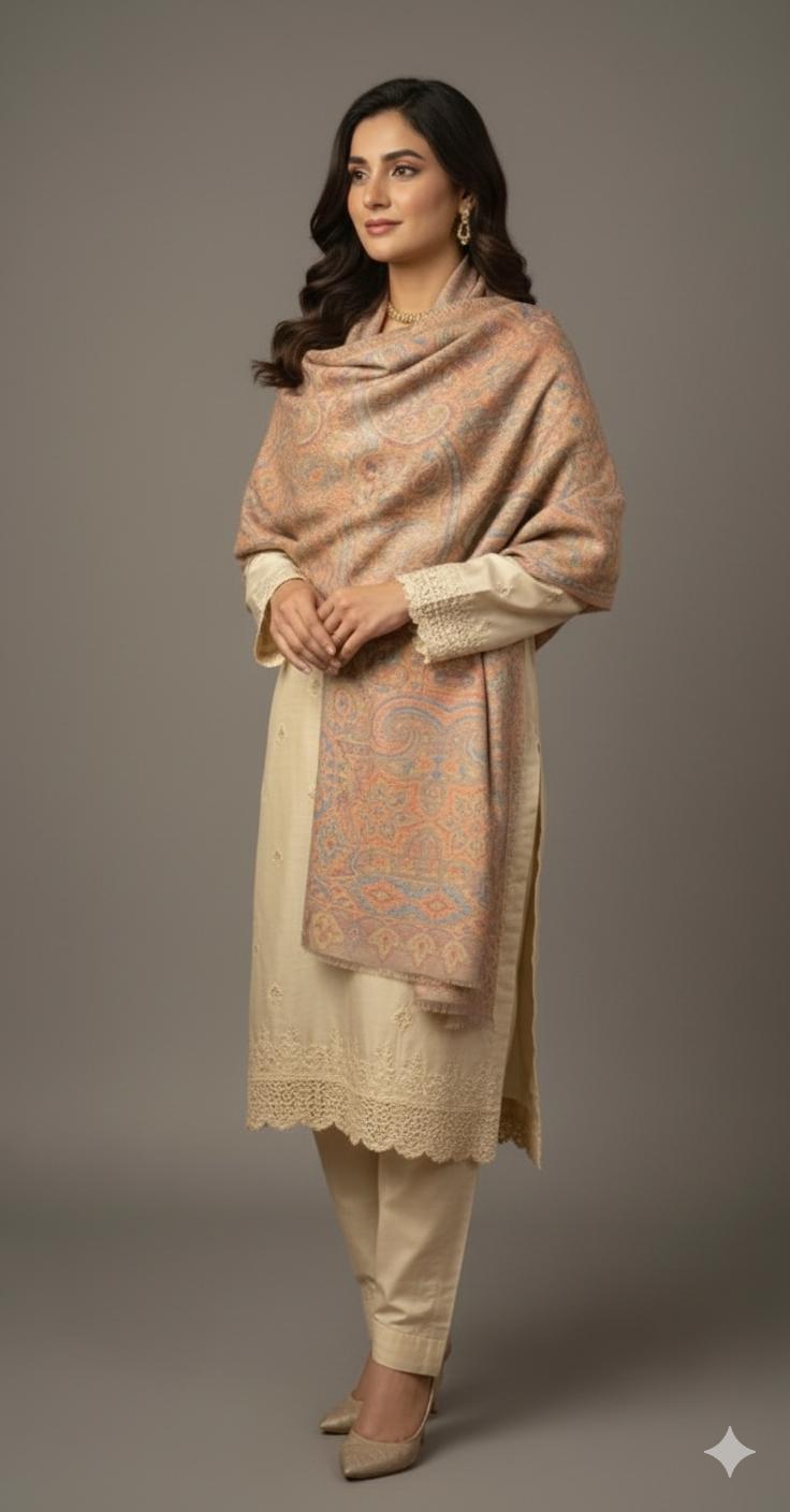 Cashmere Shawl for Women – Soft, Warm & Elegant | Handmade Cashmere Wool - Chitral Wool