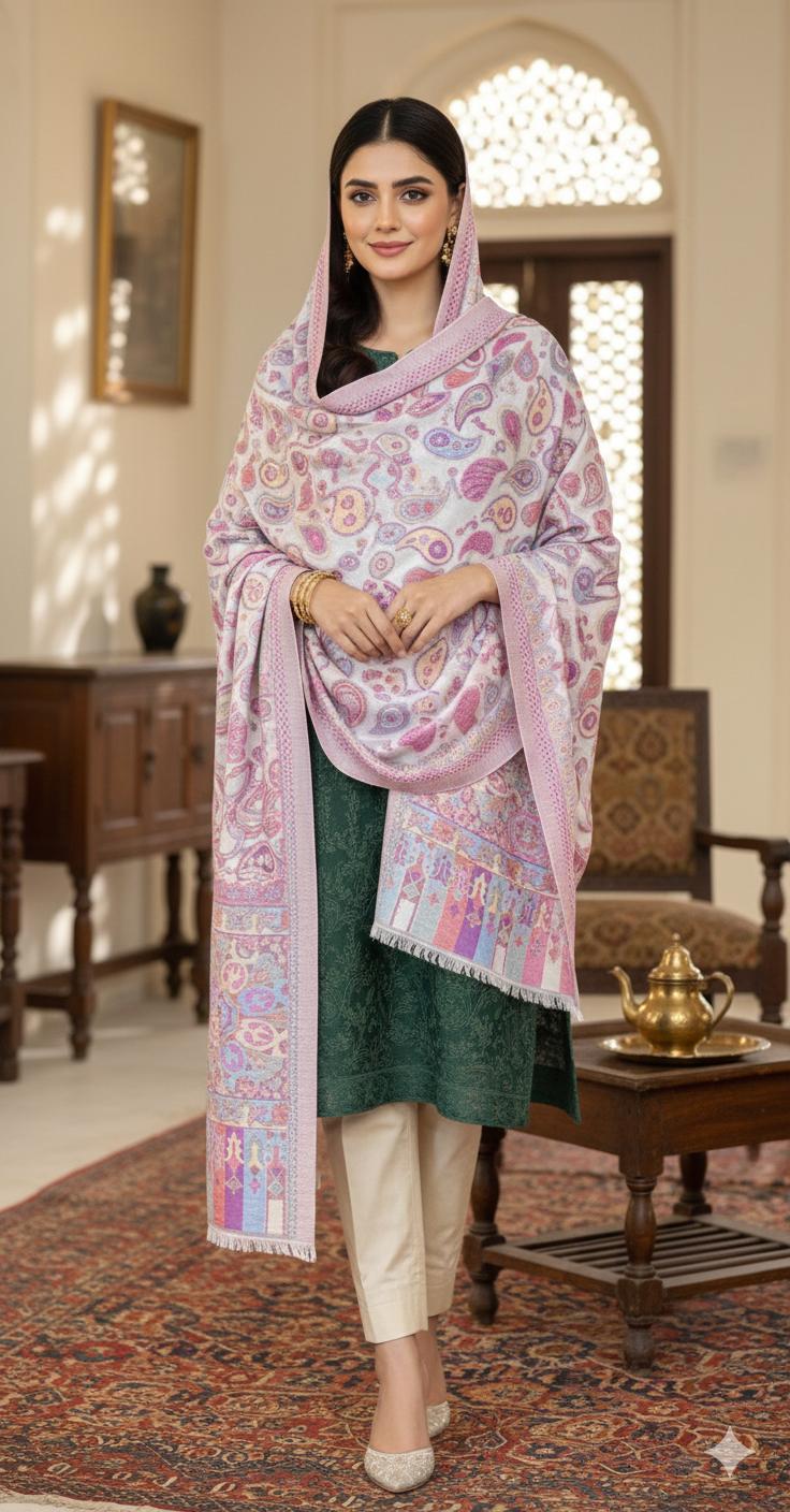 Cashmere Shawl for Women – Soft, Warm & Elegant | Handmade Cashmere Wool - Chitral Wool