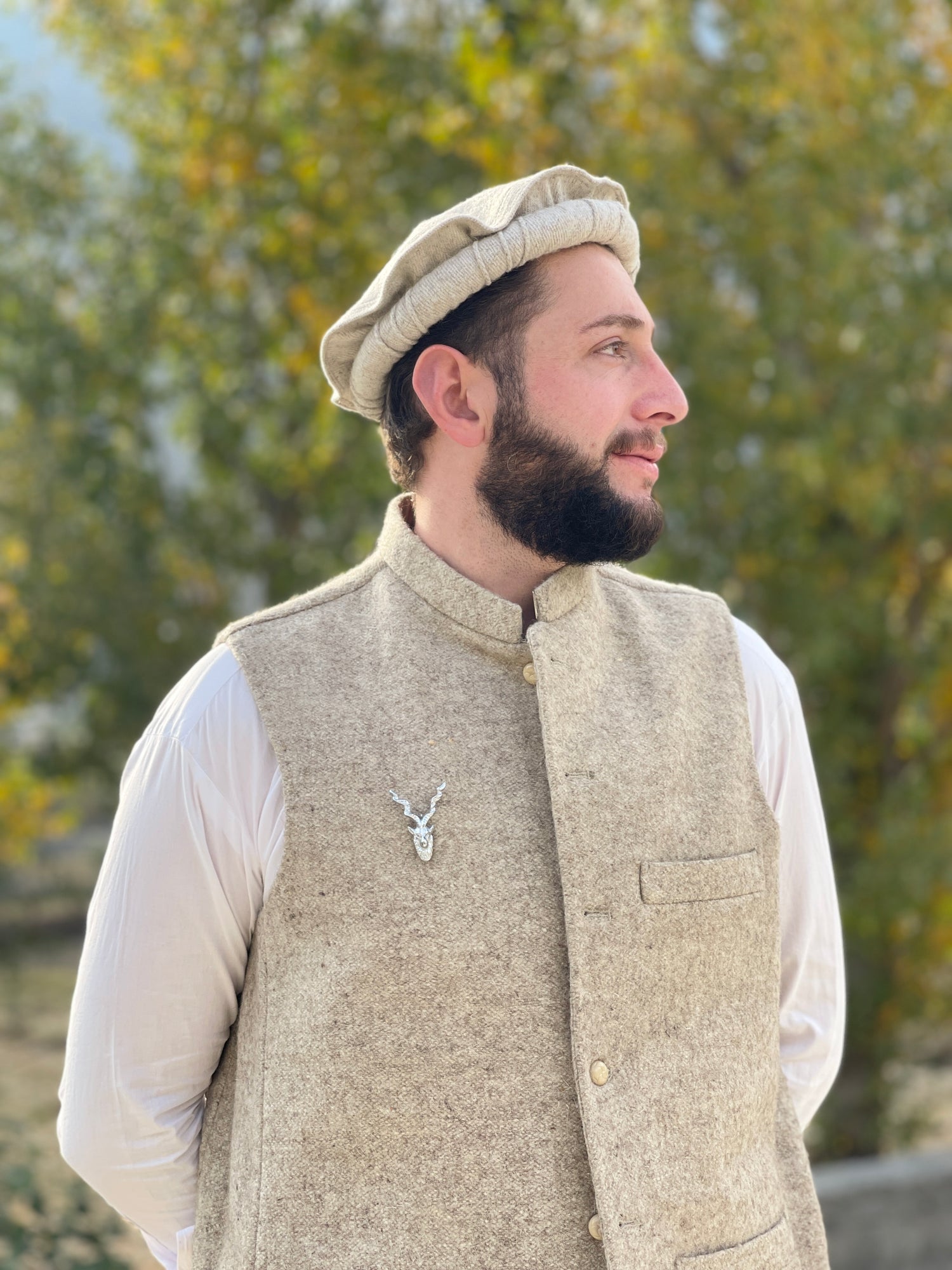 Chitrali Woolen Cap - Chitral Wool