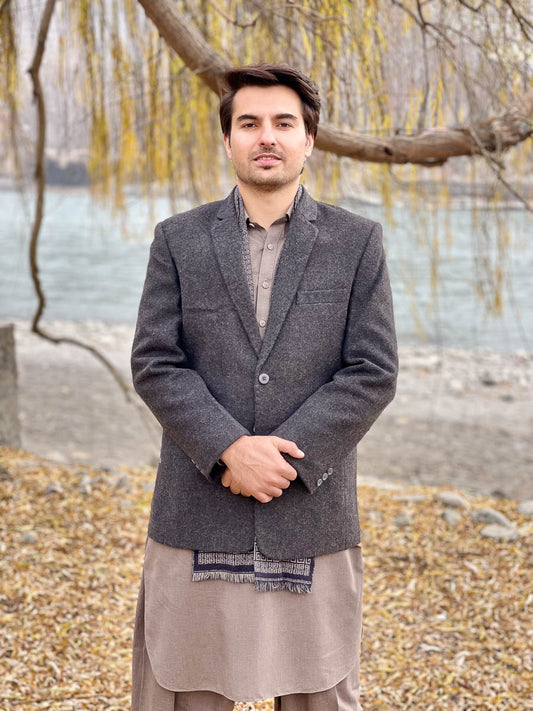 Premium Woolen Blazer for Men - Handmade