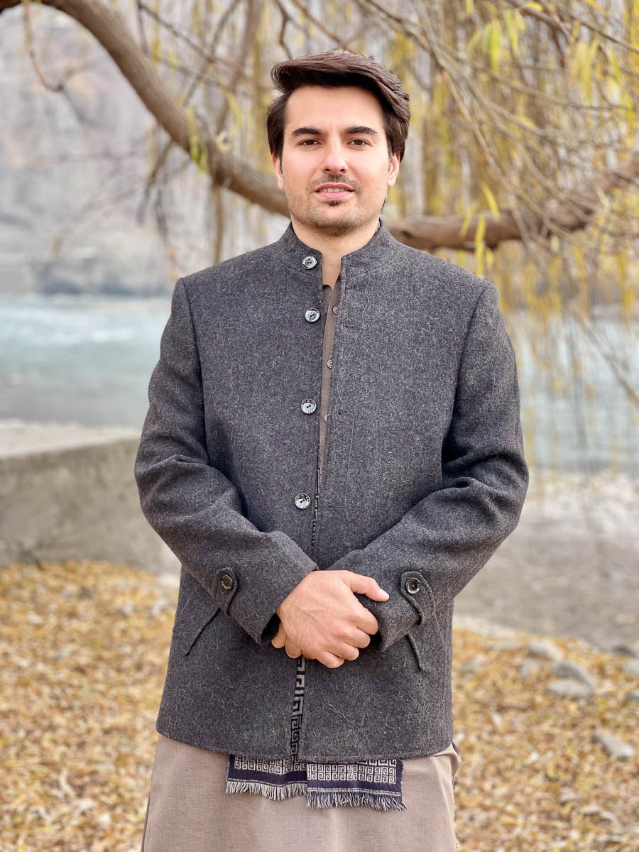 Premium Woolen Prince Coat for Men - Handmade