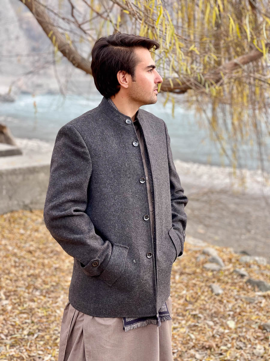 Premium Woolen Prince Coat for Men - Handmade